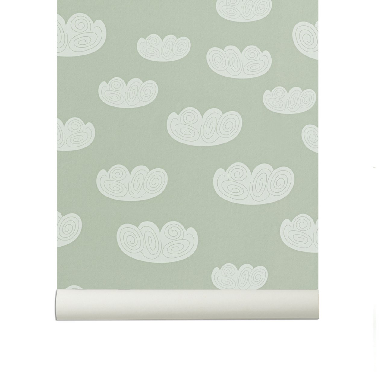 Papier peint Nuage - Mint